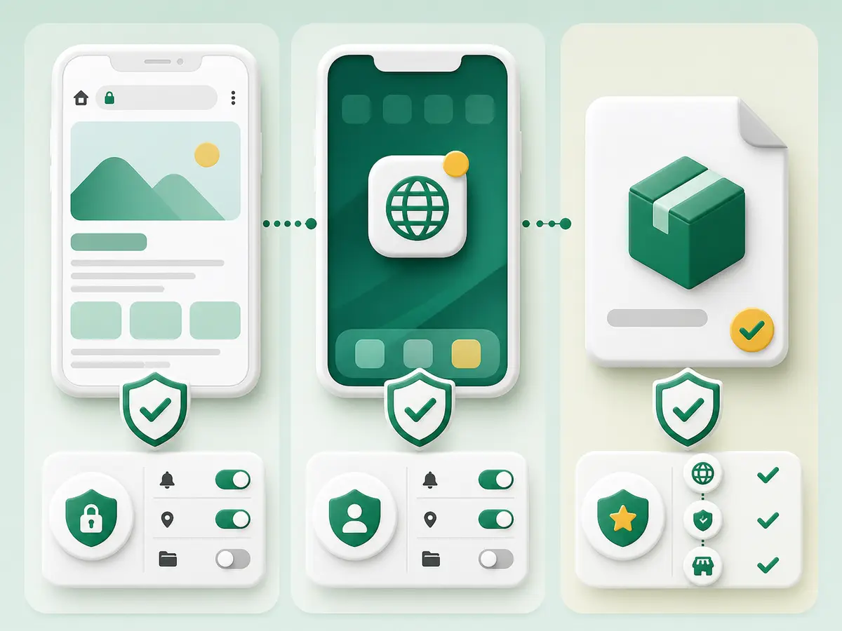 uk9 মোবাইল ও APK উৎস যাচাইয়ের তুলনা